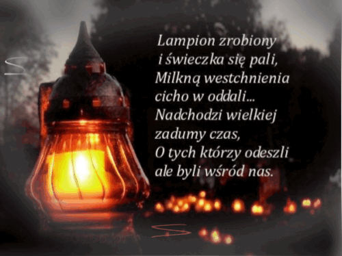 Znicze na cmentarzu czas zadumy